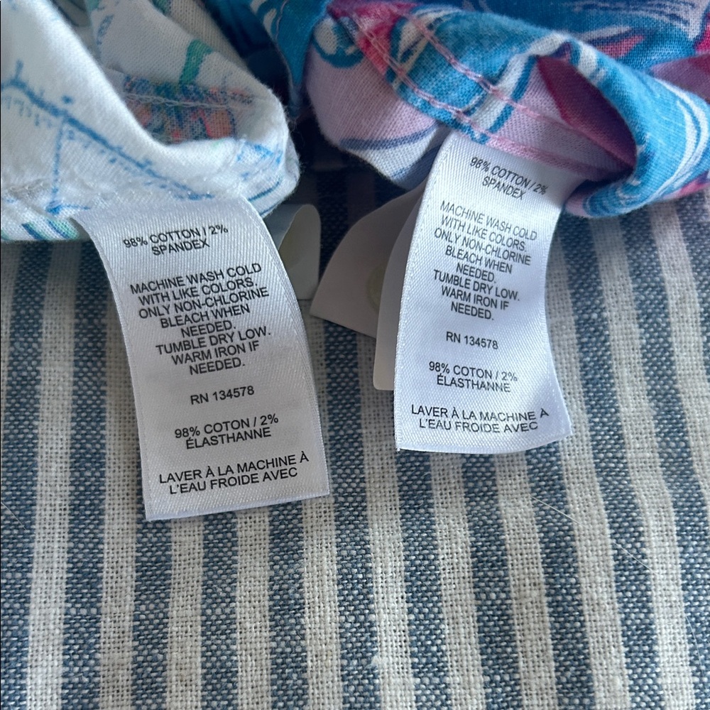 2 Boys Vineyard Vines Tropical Button-Up Shirts - Picture 8 of 8